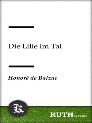 cover image of Die Lilie im Tal